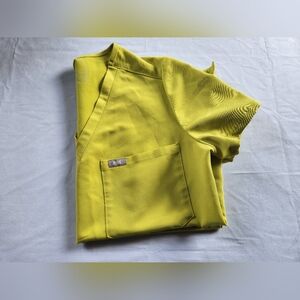 Small FIGS Limeade Caterina Top RARE Retired Color